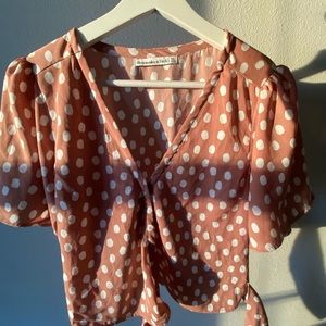 Abercrombie Polka Dot Top